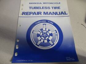 6141550 Honda Factory Tubeless Tire Repair Manual