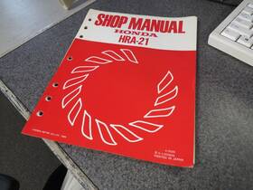 6196300 Honda Factory Shop Service Manual Hra-21 Rotary Lawn Mower