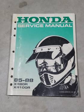 61gn106 Honda #61gn106 Oem 85-88 Xr80r Xr100r Service Manual