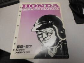 61gn202 Honda Factory Service Manual 85-87 Nb50 Aero 50