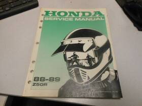 61gw801 Honda Factory Service Manual 88-89 Z50r