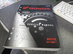 61hl100 Honda Factory Service Manual 2009 Muv700 Big Red