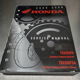 61hn253 Honda Service Manual 05-08 Trx500fa Trx500fga Fourtrax Foreman Rubicon 07 08