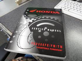 61hp000 Honda Factory Service Manual 2005 Trx500 Fe Fm Tm Fourtrax Foreman