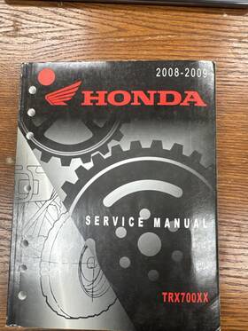 61hp601 Honda #61hp601 Nos Oem 2008-2009 Trx700xx Service Manual Part