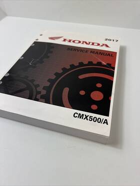 61k8705 Honda Oem 2017 Service Manual Cmx500/a Cmx 500