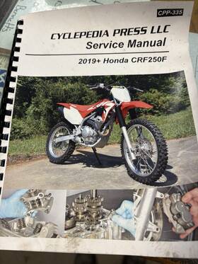 61k9903 Honda Service Manual Book 2019-2025 Crf250f Cpp -335