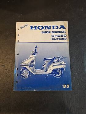 61km100 Honda Factory Shop Manual 1985 Ch250 Elite 250 Oem Original