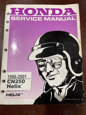 61ks404 Honda #61ks404 Factory Service Manual 1986-1995 Cn250 Helix