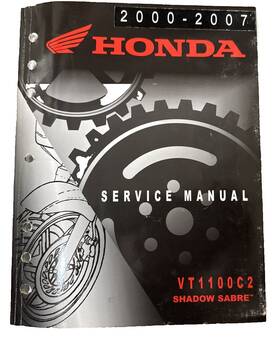 61mck06 Honda Genuine 2000-2006 Vt1100c2 Shadow Sabre Service Manual Oem #