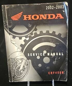 61men61 Honda 61me01 Genuine 2007-2008 Crf450r Factory Service Manual Oem #