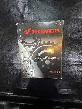 61mey00 Honda Crf450x Crf 450x 2005 Genuine Owners Service Repair Manual