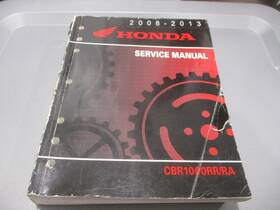 61mfl04 Honda Oem Service Manual 2008-2013 Cbr1000 Rr/ra