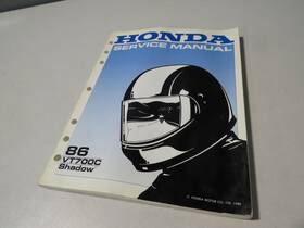 61mk700 Honda Factory Service Manual 1986 Vt700c Shadow