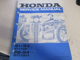 St1100a Honda 61my303 Factory Service Repair Shop Manual 91-94 St1100 92-94
