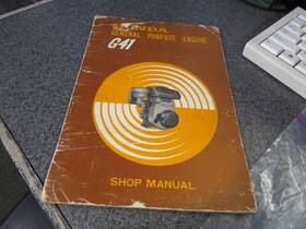 628481 Honda Factory Service Shop Manual G41 General Purpose Engine