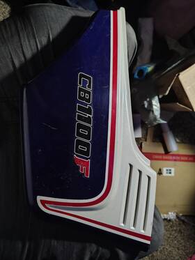67h6577 Honda Cb 1100 F 1979 - 1981 Lh Side Cover Genuine Oem