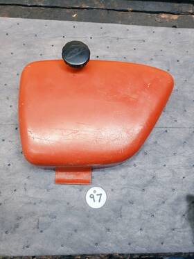 83600-011-000c Honda C110 Ca110 C 110 Ca Battery Side Cover Scarlet Red #83600-011-000c