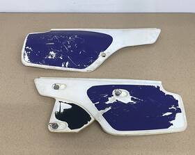83603-kv6-670zc Honda Xr250l Xr250r Left And Right Side Cover Plastic Panel Plate Oem 1986-1995