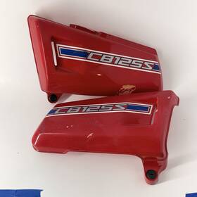 83640-441-9300 Honda 1981 Cb125s Motorcycle Side Covers Oem No Cracks