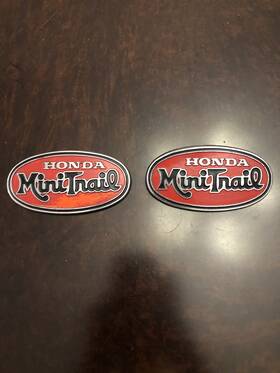 87021 Honda Z50 Mini Trail Tank Emblems 1045