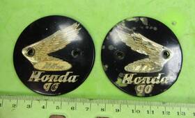 87122-030-000 Honda 87121-030-000 C200 Touring Ca200 90 L/r Gas Tank Badges Oem