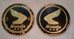87121-283-010 Honda New 1965-1968 Cb450 Black Bomber Gas Tank Badge/emblems