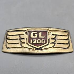 87124-mg9-000 Honda Goldwing Front Fender Emblem Badge 1984-87 Gl1200 Gl 1200 Motorcycle Read