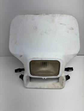 87126-kcv-670za Honda 1988-95 Xr250r Oem Headlight Head Light Lamp Visor Number Plate Lens Case