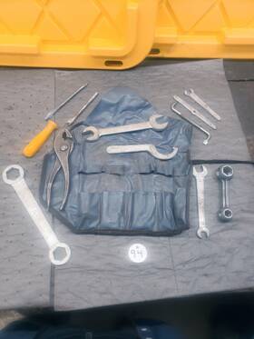 89010-216-000 Honda 1966-67 Cb160 Cl160 Tool Set With Pouch #89010-216-000