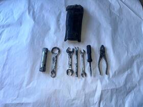 89010-958-000 Honda Vtg Oem Atc185 Atc200 Big Red Wrench Pliers Screwdriver Bag Tool Kit