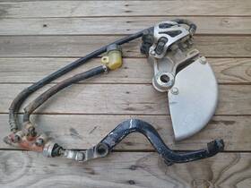 89cr250 Honda Used 1989 Cr 250r Rear Brake Caliper Pedal Hose