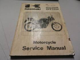 99924-1066-01 Honda Kawasaki Factory Service Manual 1986-1987 Ninja250r Gpz250r