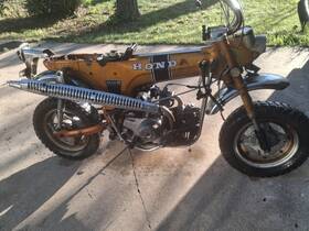 Honda Ct70-114619 1969 Ko Silver Tag Trail 70. Project Bike