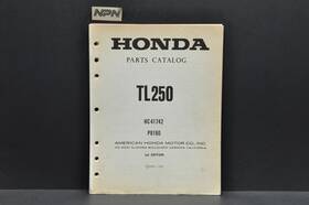 Hc41742 Honda Vintage 1975 Tl250 Trials 250 Parts Catalog Book Diagram Manual