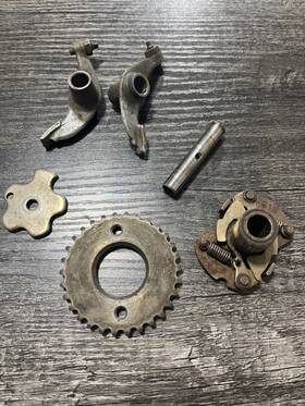 Jc-423 Honda Used Oem Spark Advancer / Cam Sprocket Rocker Arms Atc90