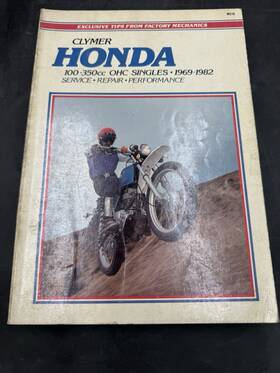 M315 Honda Clymer 100-350cc Ohc Singles 1969-1982 Service Repair Performance