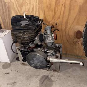 Pe02e-5200790 Honda 1983 Cr480r Air Cooled 2 Stroke Engine Complete