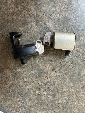 Honda St90/ct St90 Matching Steering Lock And Helmet With A Key