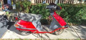 Th2hf0311hs30h657 Honda 1987 Elite Ch 80 Scooter Red Good Condition Runs 5000 Miles Garage Find