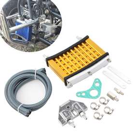 Hukyu 612041465306 Oil Cooler Cooling Radiator For 125cc 140cc 150cc Motor Dirt Pit Bike Atv Yellow