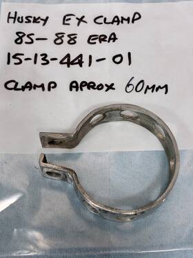 15-13-441-01 Husqvarna 250/400/500 Exhaust Clamp 60mm Used Oe P/n