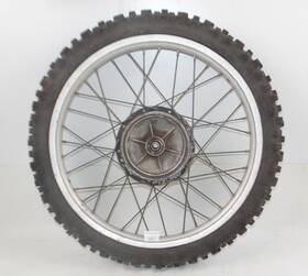 Mk-03998 Husqvarna 21 Inch Front Wheel 1973 125 250 400 Cr Wr Rim Spoke Hub Tire Vintage