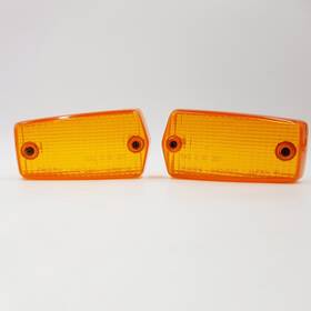 1142-340 Imasen Vintage Amber Turn Signal Lens Pair Left And Right Japan 1142340