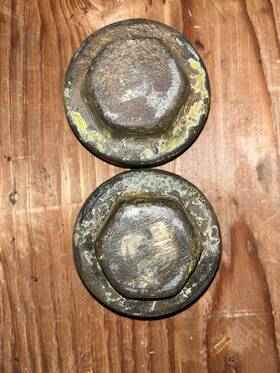 26b209 Indian Oem Motorcycle Scout - Dispatch Tow Original Hub Caps