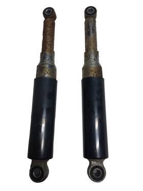 F410-00-50 Indian Rear Shocks Pair Black Chrome Oem 1980 Ami 50 Chief Moped