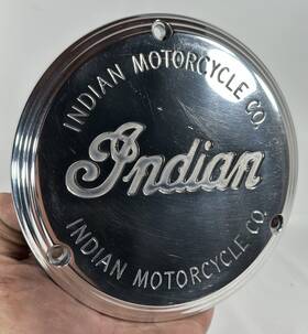 71-001 Indian Motorcycle-gilroy Polished Billet 3 Hole Derby Cover Chief Spirit Scout