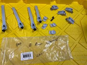 20365 Instinct Nos Fox Grey 8 Piece Boot Strap/buckle/pass Kit 4me