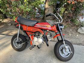060147 Kawasaki Kv75 1976 - 1980 Mini Motorcycle Trail Bike Mt1 2 Stroke Minibike Japan