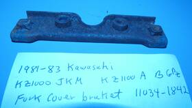 11034-1842 Kawasaki 1981-83 Kz1000j Fork Cover Bracket Pn#